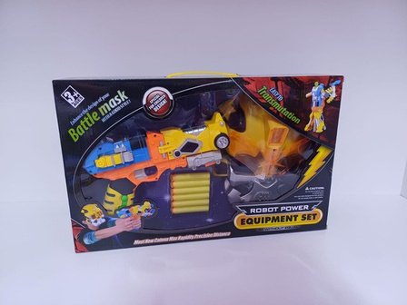 PISTOLA C/MASCARA EN CAJA